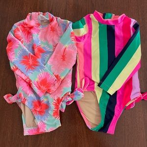 Lot of 2 Shade Critters Swimsuits 12-18 months